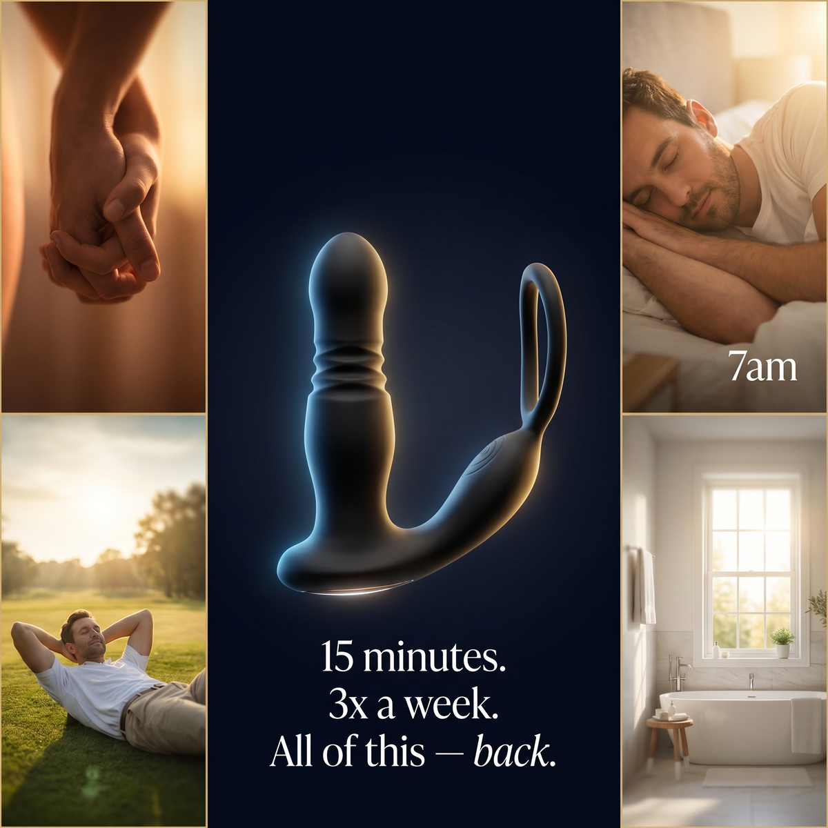 15 Minutes. Three Times a Week. The App Does The Rest.